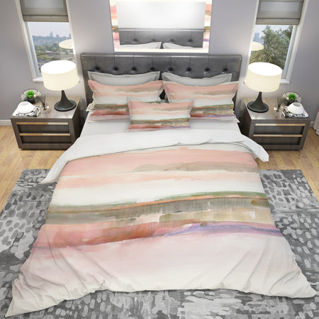 Influence of Line and Color - Geometric Duvet Cover Set