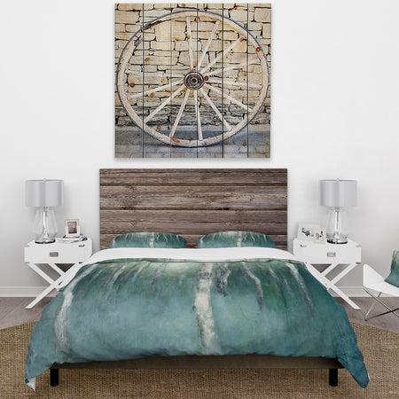 Green Forest Dream - Cottage Duvet Cover Set