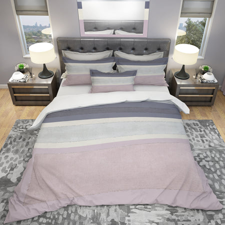 Painted Weaving IV FB - Geometric Duvet Cover Set