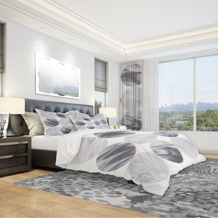 Circle Marble IV - Geometric Duvet Cover Set