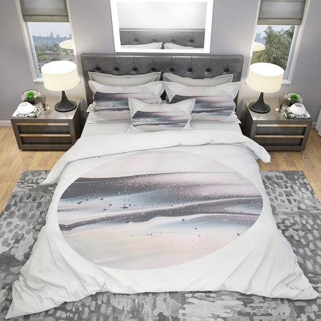 Circle Marble I - Geometric Duvet Cover Set