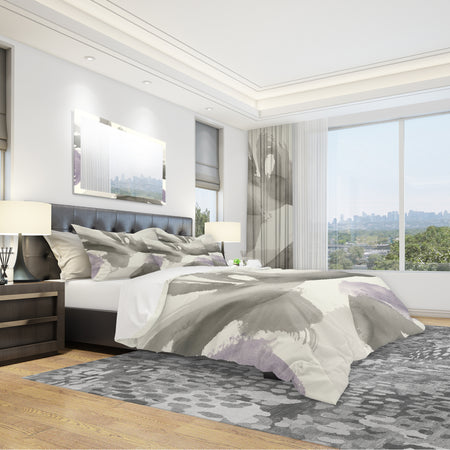 minimal geometric Gesture IV - Geometric Duvet Cover Set