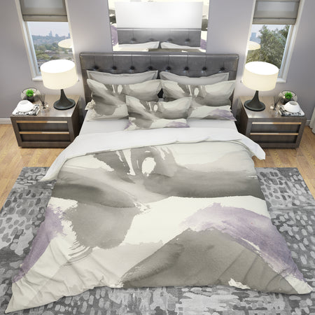 minimal geometric Gesture IV - Geometric Duvet Cover Set
