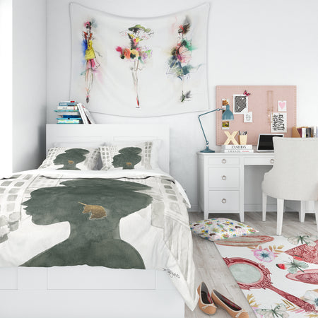 Glam Pink Ladies II - Teenage Duvet Cover Set