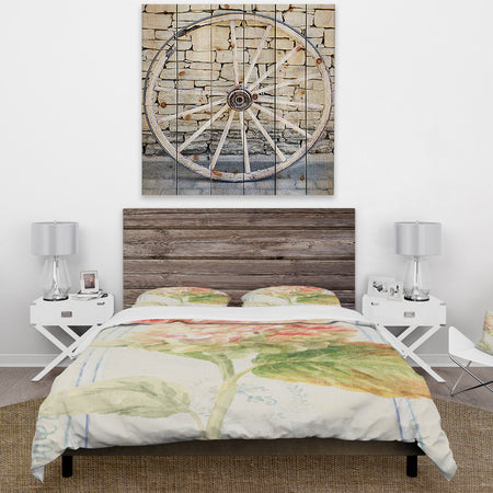 Floursack Florals VIII - Cottage Duvet Cover Set