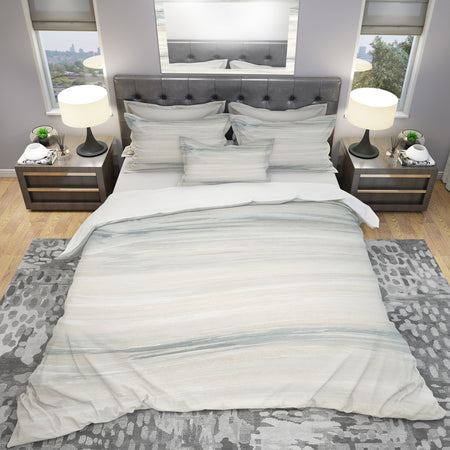 watercolor colorfields I - Geometric Duvet Cover Set