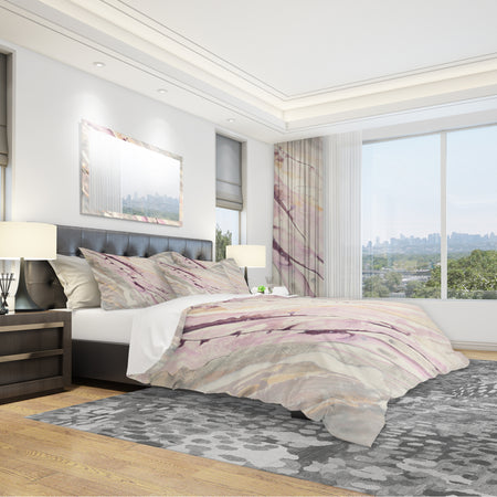 Shaby Pink Marble - Shabby Duvet Cover Set
