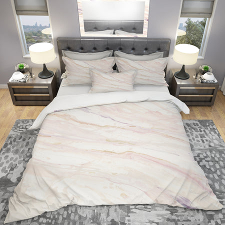 Copper Dreams Geometric - Geometric Duvet Cover Set