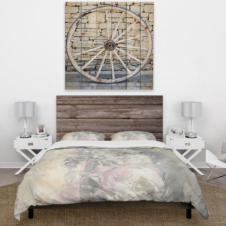 Watercolor Snowflakes I - Cottage Duvet Cover Set