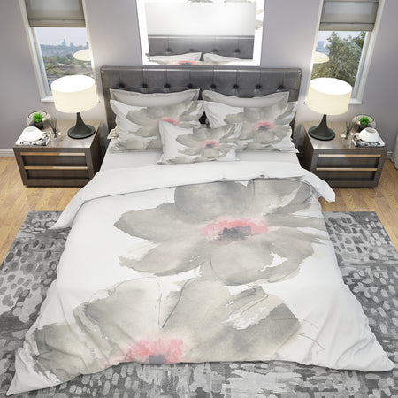 Shabby Gray Blush Cosmo I - Shabby Duvet Cover Set