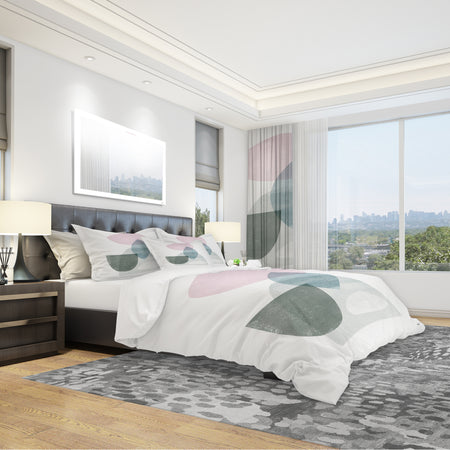Distressed Dream I - Geometric Duvet Cover Set