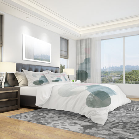 Distressed Dream III - Geometric Duvet Cover Set