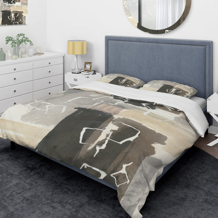 Glam Dancing shape I - Glam Duvet Cover Set