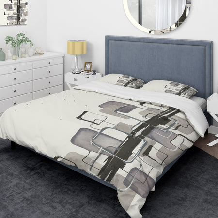 Glam Dancing shape III - Glam Duvet Cover Set