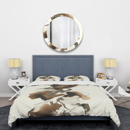 Gold Glam Squares I - Glam Duvet Cover Set