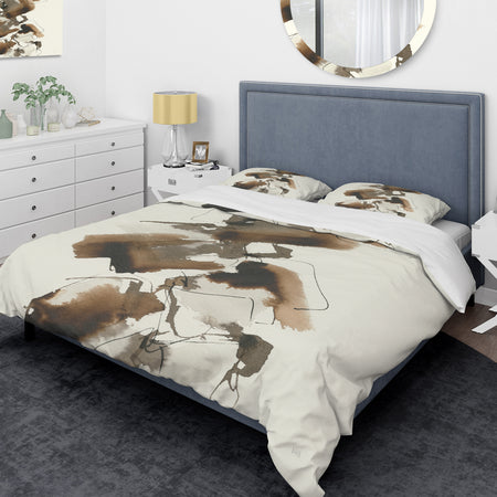 Gold Glam Squares I - Glam Duvet Cover Set