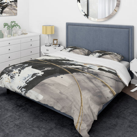 Glam Painted Arcs I - Glam Duvet Cover Set