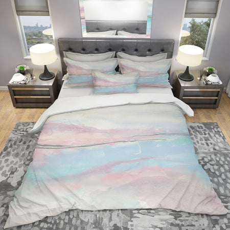 Metallic Shabby Pink I - Shabby Duvet Cover Set