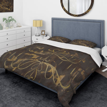 Glam Gold Chandelier - Glam Duvet Cover Set