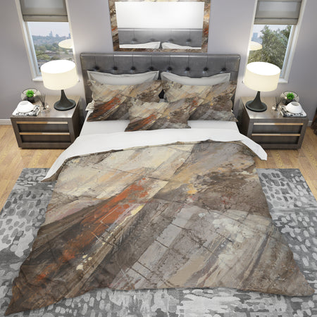 Fire and Ice Minerals III - Geometric Duvet Cover Set