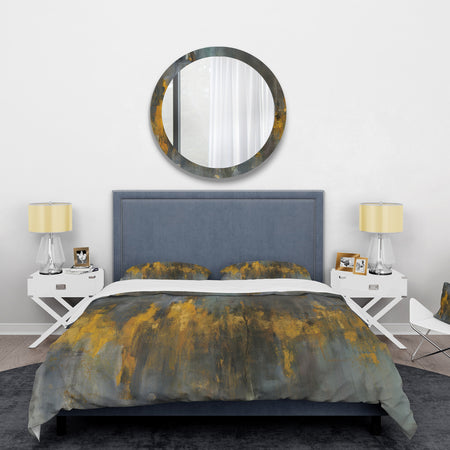 Black and Gold Glam Abstract - Glam Duvet Cover Set