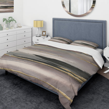 Glamorous Morning Fog II - Glam Duvet Cover Set