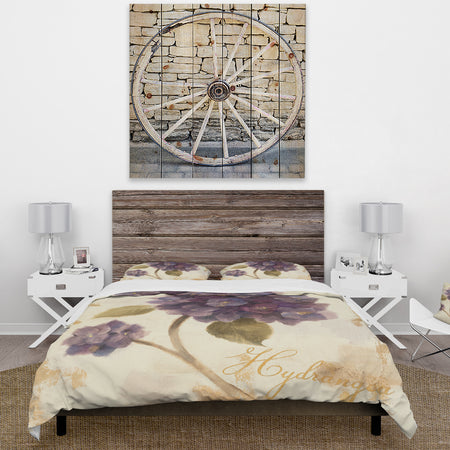 Abundant Hydrangea Flower II - Cottage Duvet Cover Set