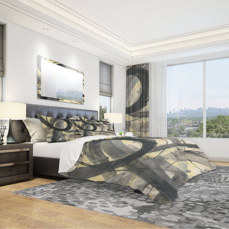 Minimalistic Roller IV - Geometric Duvet Cover Set