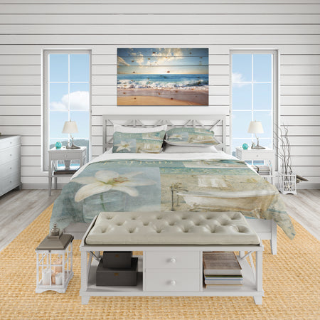 Bathroom Lily Parfum Bath Story - Coastal Duvet Cover Set