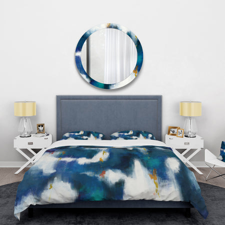 Blue Glam Texture II - Glam Duvet Cover Set