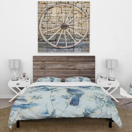 Indigold Watercolor Flower III - Cottage Duvet Cover Set