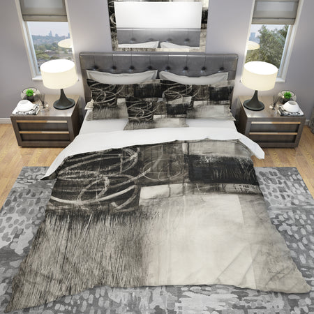 A Geometric Day I - Geometric Duvet Cover Set