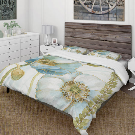 My Greenhouse Cottage Flowers III - Cottage Duvet Cover Set