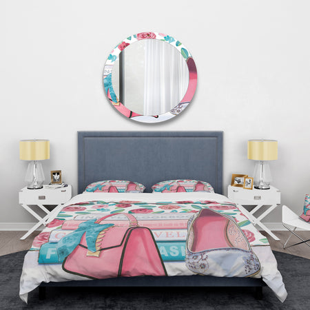 Pink Fashion high heels I - Glam Duvet Cover Set