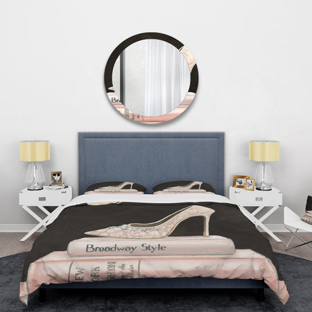 Pink Fashion & Glam high heels II - Glam Duvet Cover Set
