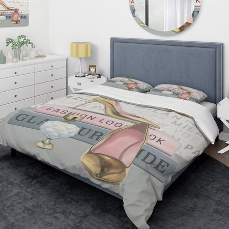 Glam fashion High Heels III - Glam Duvet Cover Set