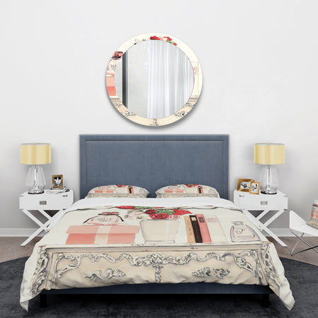 Roses, Fragrance and Glamorous Belle Parfum - Glam Duvet Cover Set