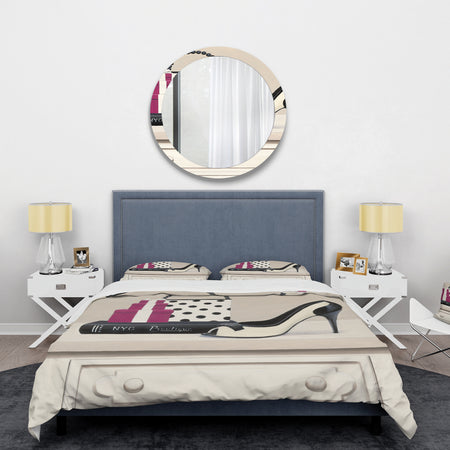 Fashion Stiletto and Glamorous Polka Purse - Glam Duvet Cover Set