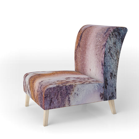 Decorative Stone Moss Agate Close Up - Upholstered Tranditional Accent Chair