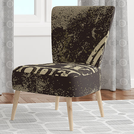 Wild West Rodeo - Upholstered Farmhouse Contemporary Accent Chair