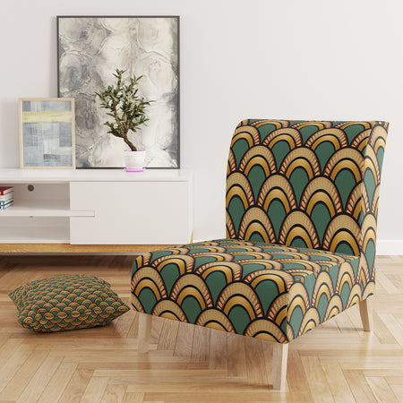 Deco Pattern - Upholstered Patterned Accent Chair