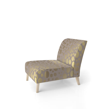 Golden Marble Design III - Upholstered Mid-Century Accent Chair