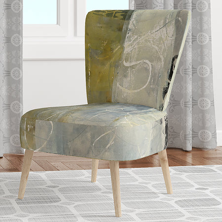 Multicolor Twin City - Upholstered Glam Accent Chair