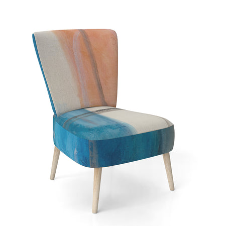 Modern Simply Blue - Upholstered Mid-Century Accent Chair