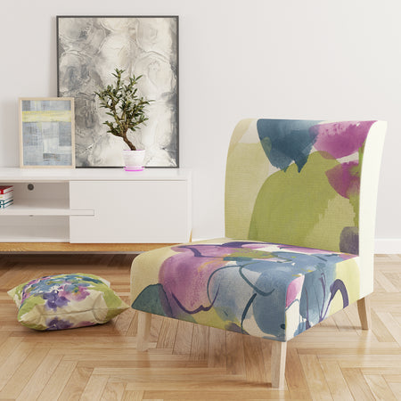 Spring Bouquet II - Upholstered Traditional Accent Chair