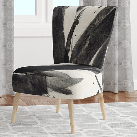 Minimalistic Roller II - Upholstered Mid-Century Accent Chair