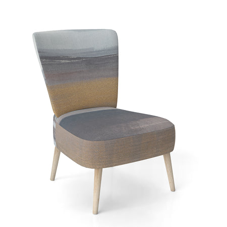 Misty Grey Beach - Upholstered Nautical & Coastal Accent Chair