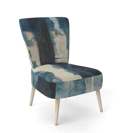 Deep Woods II Indigo - Upholstered Country Charm Accent Chair