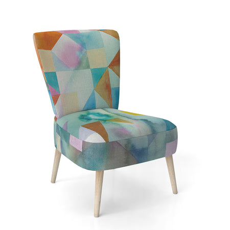 Modern Patchwork - Upholstered Modern Accent Chair