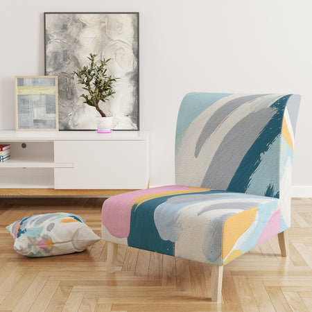 Geometric Vortex II - Upholstered Modern Accent Chair